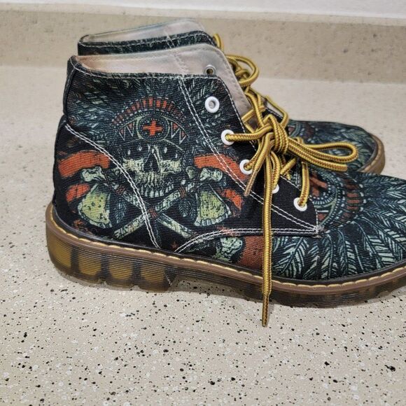 Rare First Dance Men’s Shoes Boots Skull Cherokee Indian Size 40 EU 7 US - Picture 4 of 8